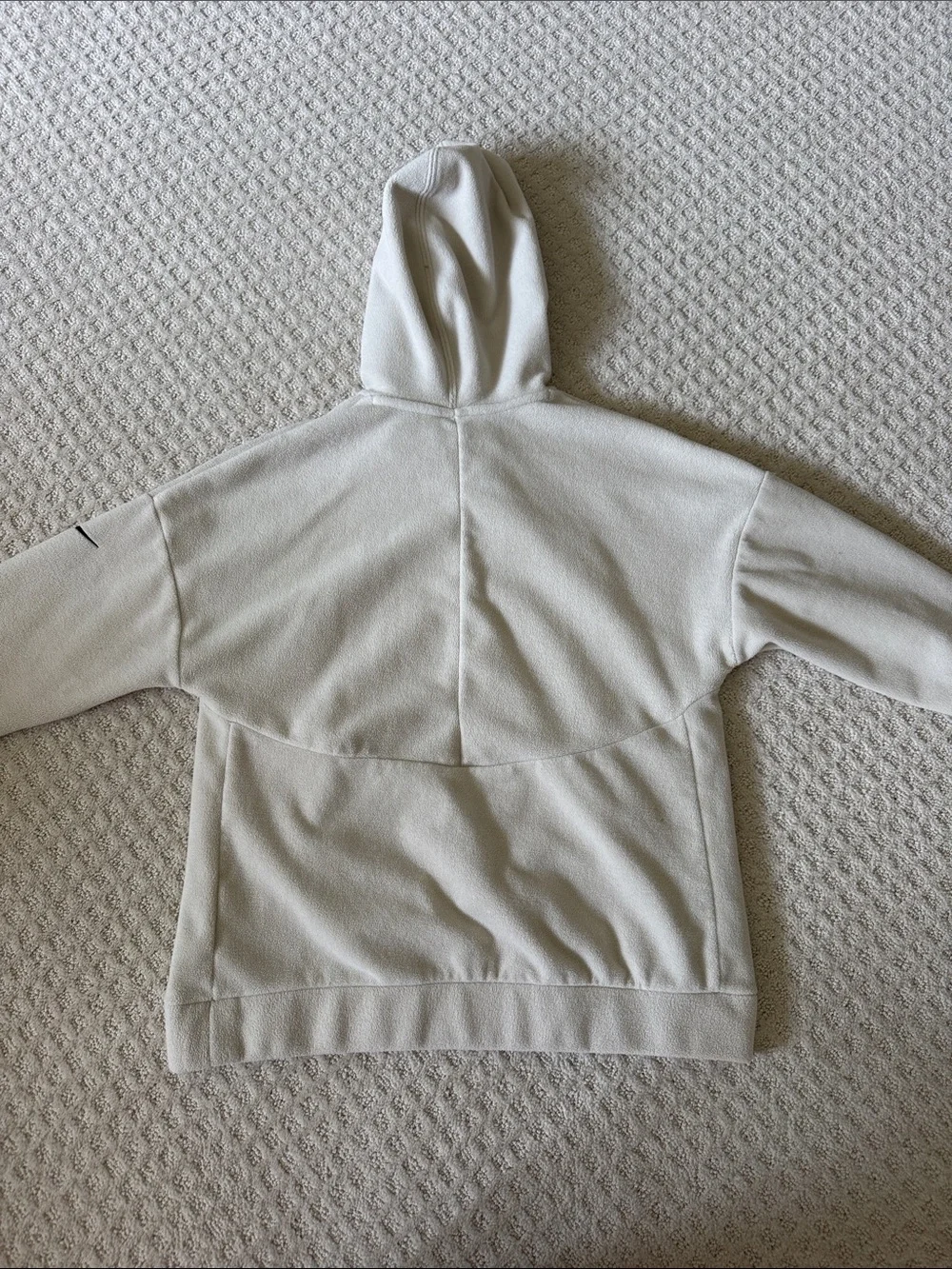 Nike Hooded Fleece Pullover Shirt - Cream- CLOSET CLEAR OUT